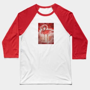 Red flamingos Baseball T-Shirt